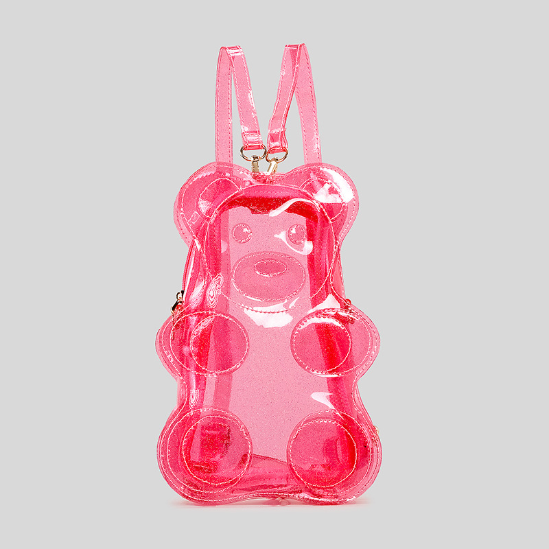 Mini Backpack Purse - Nowatorski Brokatowy Przezroczysty Plecak Mini w