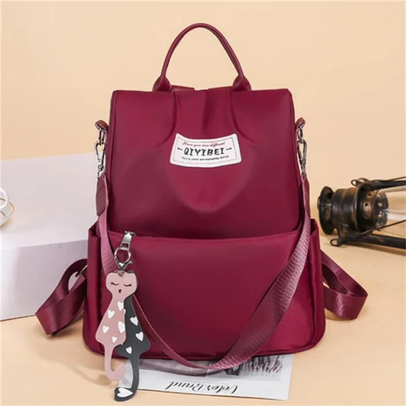 Mini Backpack Purse - Wysokiej jakości wodoodporny plecak Oxford, damski