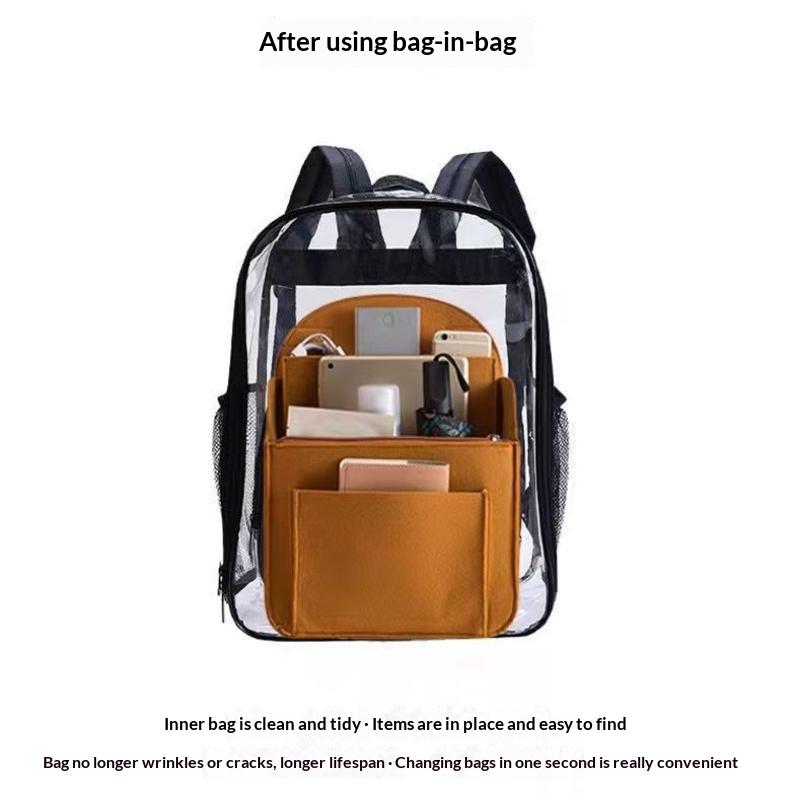 Organizer do plecaka z filcu,  – Backpack Insert Organizer recenzja i cena