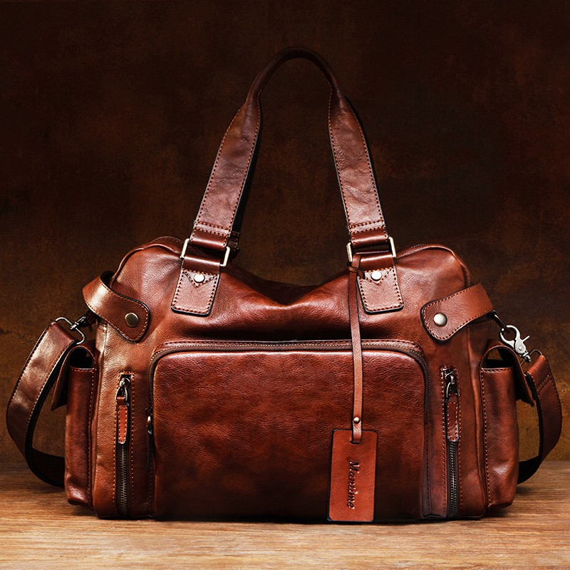 Vintage torba męska z gumką ze – Leather Backpack Vintage recenzja i cena