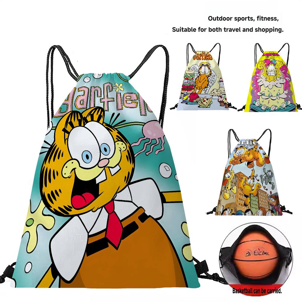 Anime G-Garfields Cat Cartoon  – Drawstring Gym Bag recenzja i cena
