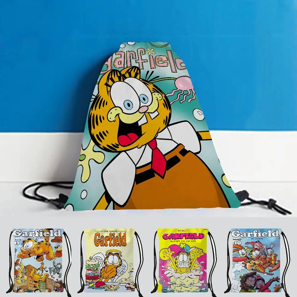 Anime G-Garfields Cat Cartoon  – Drawstring Gym Bag recenzja i cena