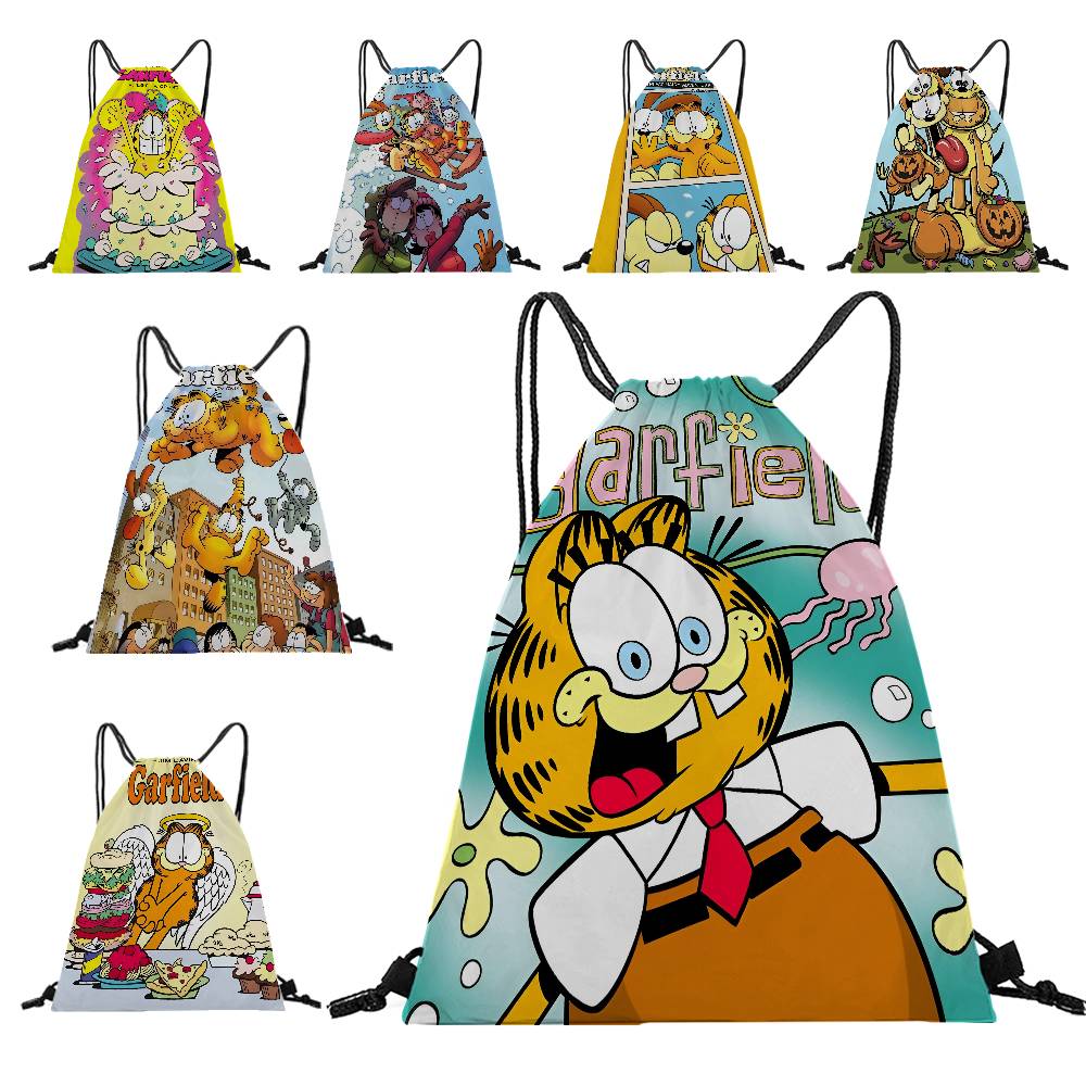 Anime G-Garfields Cat Cartoon  – Drawstring Gym Bag recenzja i cena