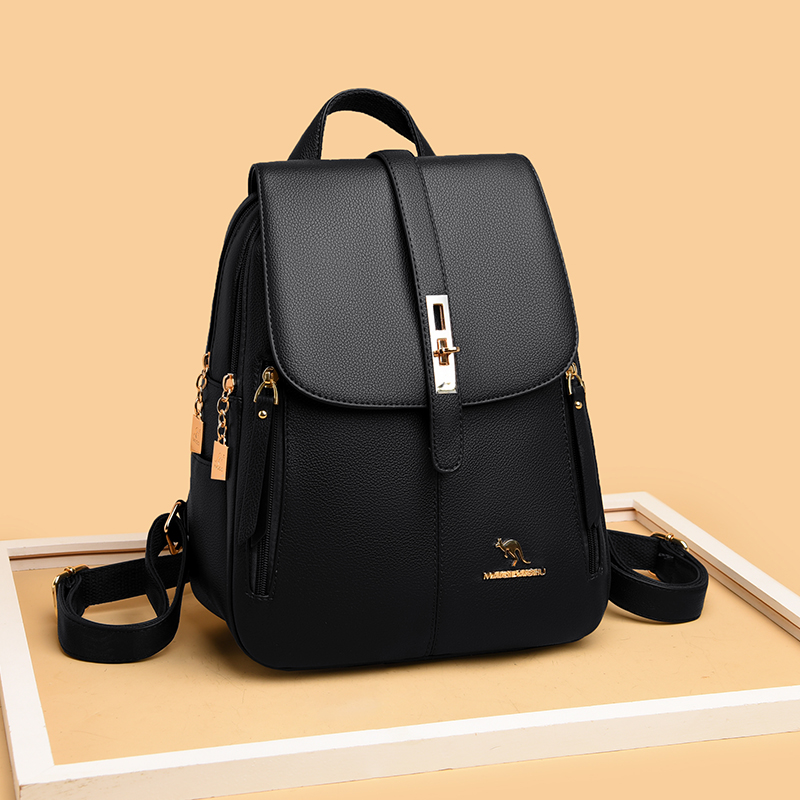 Luksusowe damskie skórzane ple – Leather Backpack Vintage recenzja i cena