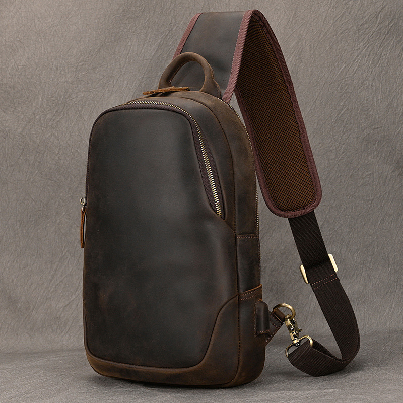 Duży rozmiar Torba na klatkę p – Leather Backpack Vintage recenzja i cena